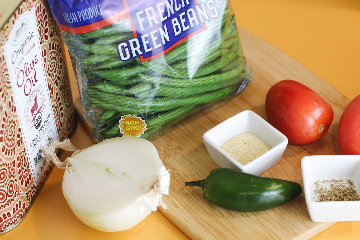 ingredients for mexican green beans